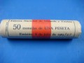 Cartucho 50 monedas 1 PESETA 1963 estrella 63, Franco, cobre, calidad SC