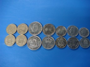 Bolsa Ao Completo 1982 (6 valores, 7 monedas), Rey Juan Carlos I, SC