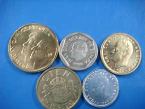 Bolsa Ao Completo 1988 (4 valores, 5 monedas), Rey Juan Carlos I, SC