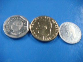 Bolsa Ao Completo 1986 (3 valores, 4 monedas), Rey Juan Carlos I, SC